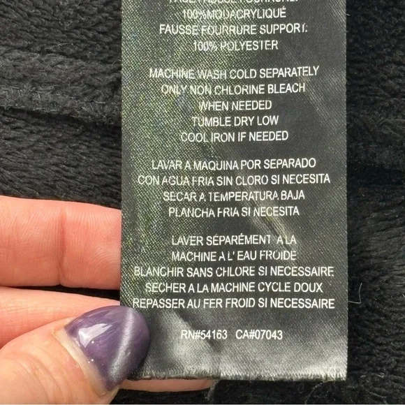 Eliza J Jacket Women’s XS Trench Coat Midi Classic Preppy Fleece Lined Zip Black - Picture 7 of 15